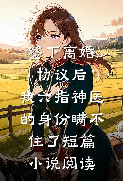 签下离婚协议后，我六指神医的身份瞒不住了短篇小说阅读