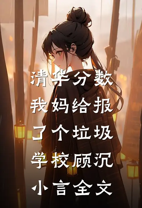 清华分数，我妈给报了个垃圾学校顾沉小言全文