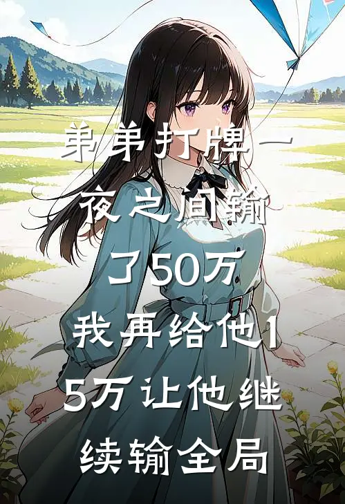 弟弟打牌一夜之间输了50万，我再给他15万让他继续输全局