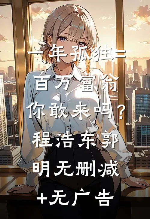 一年孤独=百万富翁，你敢来吗？程浩东郭明无删减+无广告