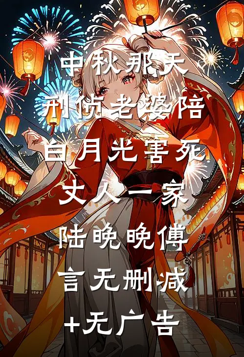 中秋那天，刑侦老婆陪白月光害死丈人一家陆晚晚傅言无删减+无广告