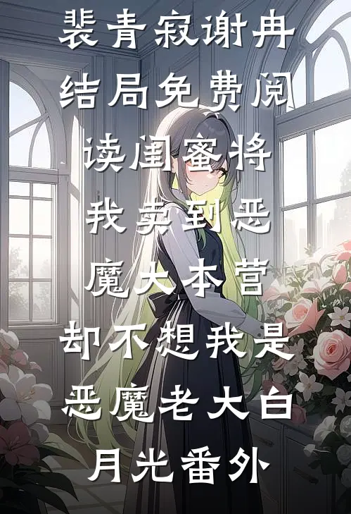 裴青寂谢冉结局免费阅读闺蜜将我卖到恶魔大本营，却不想我是恶魔老大白月光番外