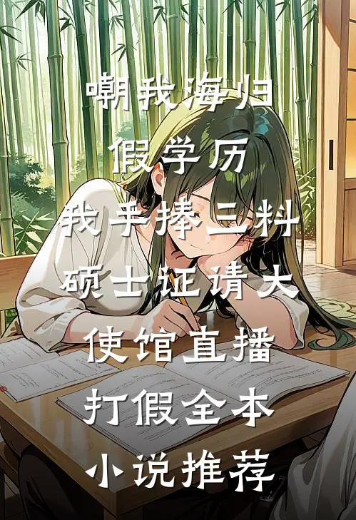 嘲我海归假学历，我手捧三料硕士证请大使馆直播打假全本小说推荐