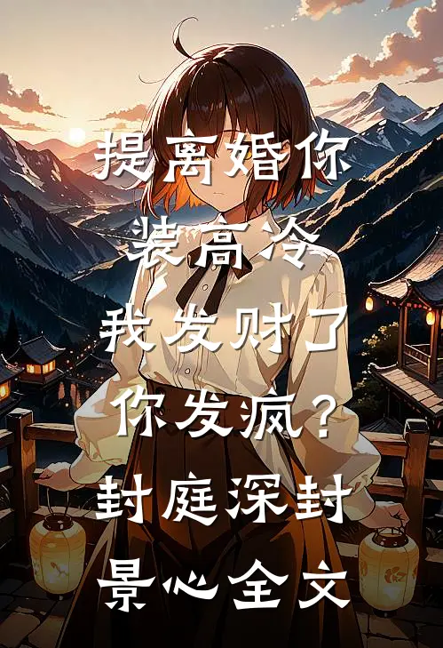 提离婚你装高冷，我发财了你发疯？封庭深封景心全文