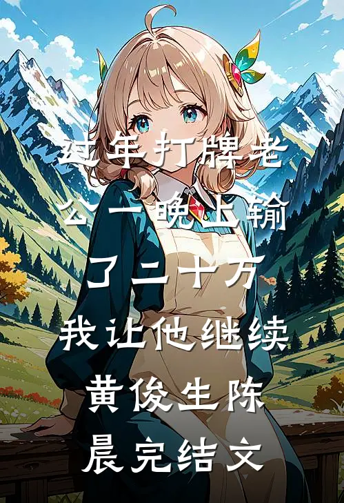 过年打牌老公一晚上输了二十万，我让他继续黄俊生陈晨完结文