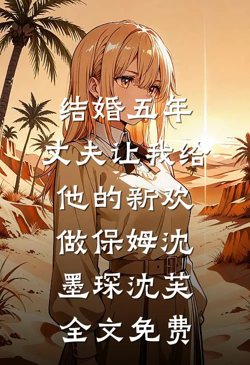 结婚五年，丈夫让我给他的新欢做保姆沈墨琛沈芙全文免费