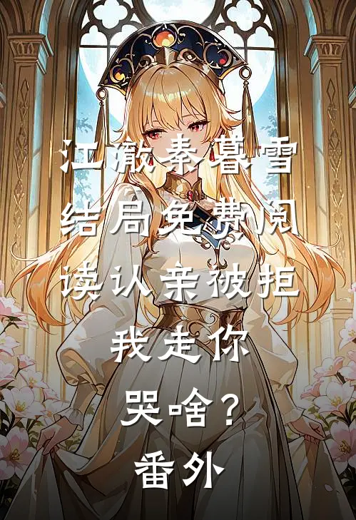 江澈秦暮雪结局免费阅读认亲被拒，我走你哭啥？番外