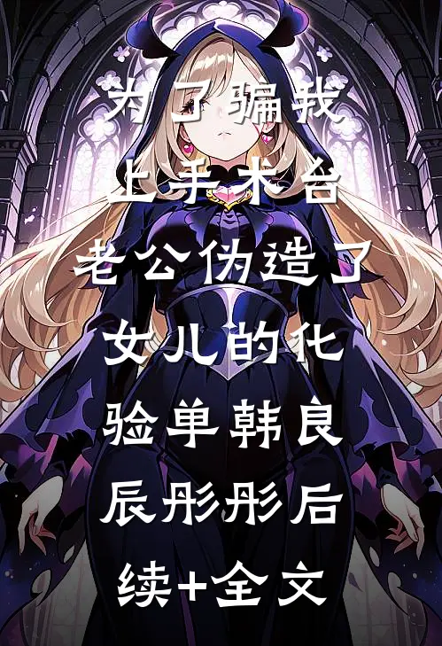 为了骗我上手术台，老公伪造了女儿的化验单韩良辰彤彤后续+全文