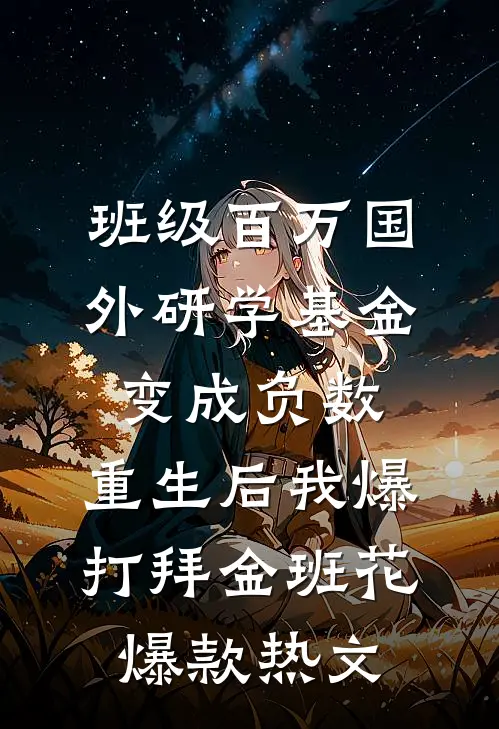 班级百万国外研学基金变成负数，重生后我爆打拜金班花爆款热文