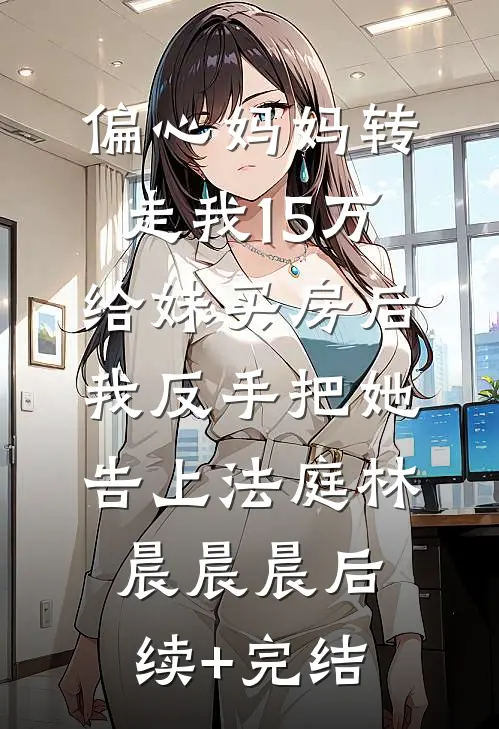 偏心妈妈转走我15万给妹买房后，我反手把她告上法庭林晨晨晨后续+完结