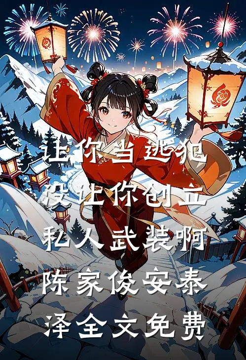 让你当逃犯，没让你创立私人武装啊陈家俊安泰泽全文免费