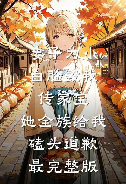 妻子为小白脸毁我传家宝，她全族给我磕头道歉最完整版