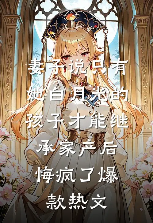 妻子说只有她白月光的孩子才能继承家产后，悔疯了爆款热文