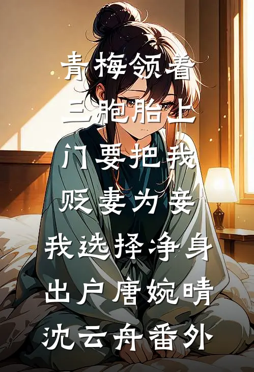 青梅领着三胞胎上门要把我贬妻为妾，我选择净身出户唐婉晴沈云舟番外