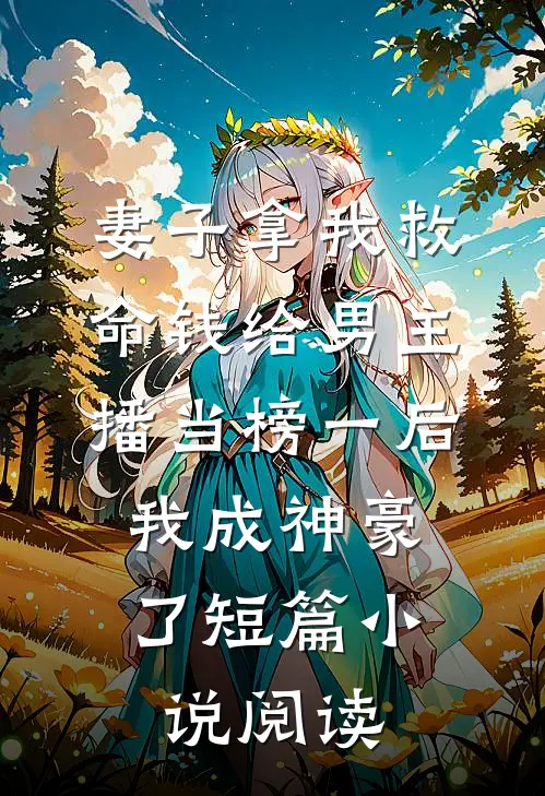 妻子拿我救命钱给男主播当榜一后，我成神豪了短篇小说阅读