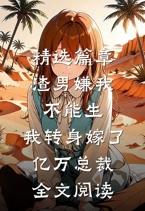 精选篇章渣男嫌我不能生,我转身嫁了亿万总裁全文阅读