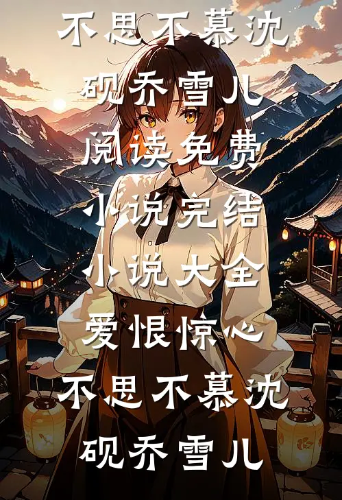 爱恨惊心，不思不慕沈砚乔雪儿阅读免费小说_完结小说大全爱恨惊心，不思不慕(沈砚乔雪儿)