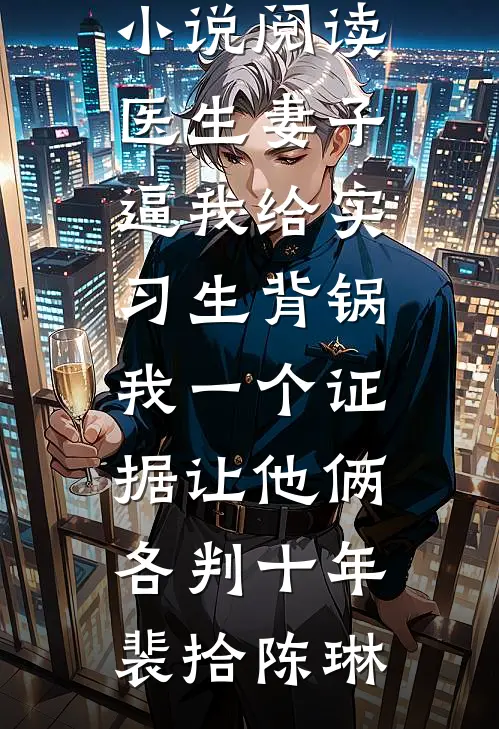 医生妻子逼我给实习生背锅，我一个证据让他俩各判十年裴拾陈琳新热门小说_完本小说阅读医生妻子逼我给实习生背锅，我一个证据让他俩各判十年裴拾陈琳
