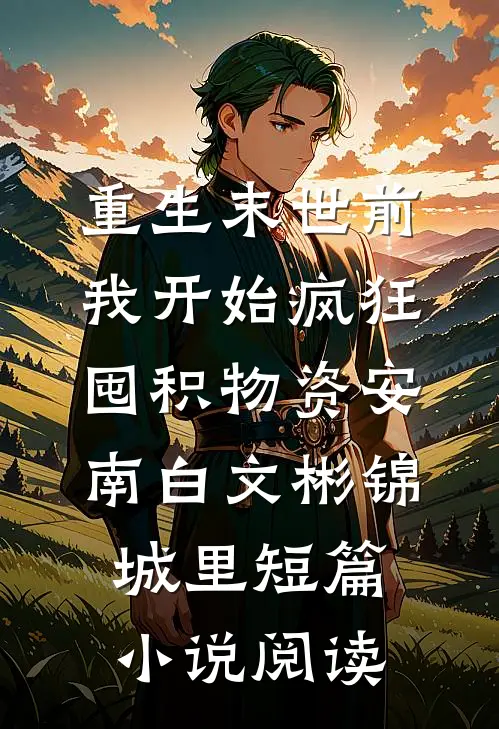 重生末世前我开始疯狂囤积物资安南白文彬锦城里短篇小说阅读